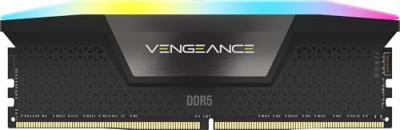 CORSAIR  M&eacute;moire Ram Vengeance Rgb Cmh16gx5m1b5200c40 Cl40 Xmp 1x16gb Ddr5 5200mhz 