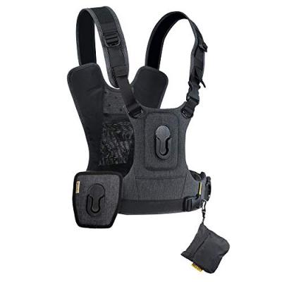 COTTON CARRIER Fixation  Harnais 2 boitiers + Housse Anti-Pluie