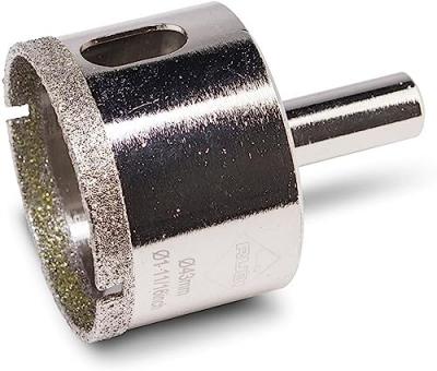 RUBI Couronne de forage Easy Gres 43 mm en gr&egrave;s c&eacute;rame avec perceuse