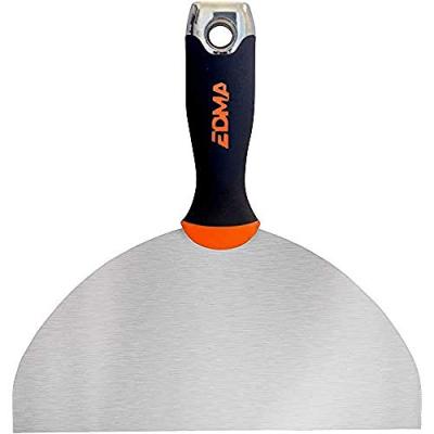 EDMA COUTEAU A ENDUIRE LAME GALBEE - 220 mm -  