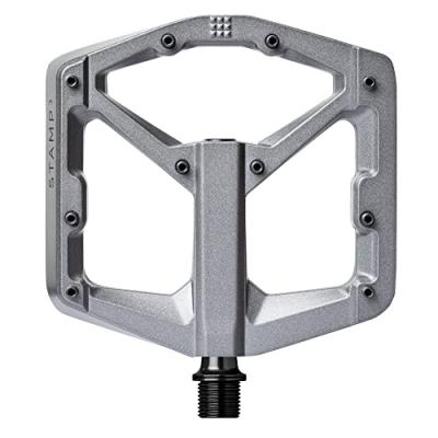 CRANKBROTHERS  - Stamp 3 Magnesium - P&eacute;dale plate taille Large, gris