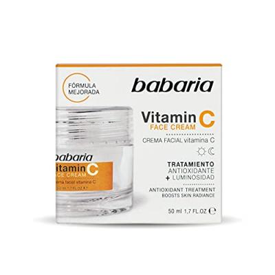 BABARIA  - Cr&egrave;me visage Vitamine C, 50 ml Cr&eacute;me