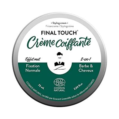 MONSIEUR BARBIER  Cr&egrave;me coiffante Barbe & Cheveux FINAL TOUCH 75ml