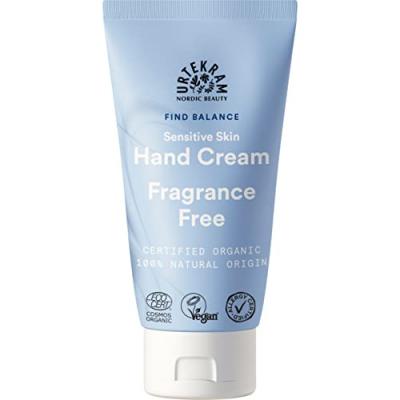 URTEKRAM Cr&egrave;me pour les mains sans parfum peaux sensibles 