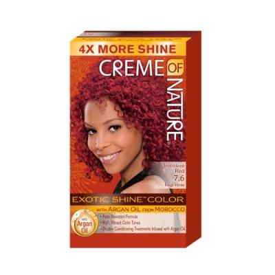 CREME OF NATURE  Exotic Shine Color &agrave; l'huile d'argan du Maroc 7.6