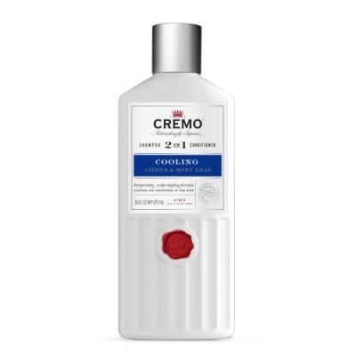 CREMO Cooling Shampooing Et Apr&egrave;s-Shampooing - Agrumes & Feuilles De Menthe