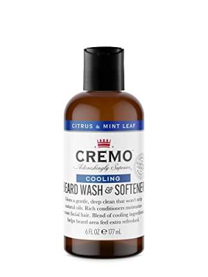 CREMO Cooling Shampooing Revitalisant Pour Barbe - 2-en-1 Rafra&icirc;chissant