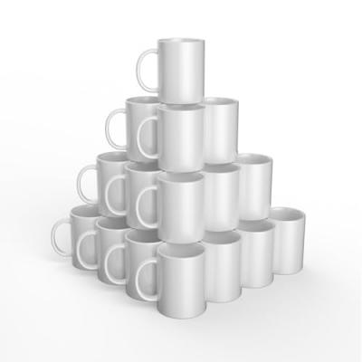 Mug c&eacute;ramique blanc 440ml-x36