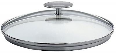 CRISTEL Couvercle en verre bombe - platine - 22 cm - 