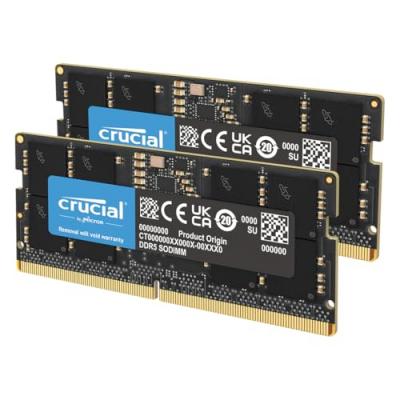 CRUCIAL  16GB (2x8GB)  DDR5-5600 CL 46 SO-DIMM RAM Notebook Memory Kit, M&eacute;moire vive