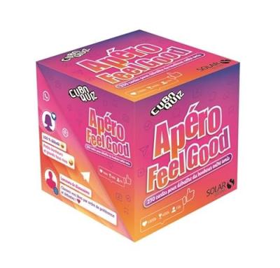 SOLAR Jeu de soci&eacute;t&eacute; -  - Cuboquiz Apero feel good - 230 cartes de propositions - Adulte