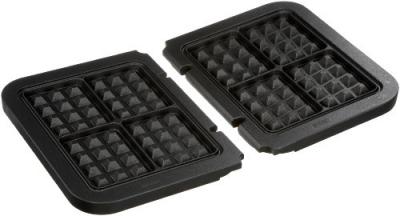 CUISINART Lot de 2 plaques gaufres gr020 pour grill  - 9437983 