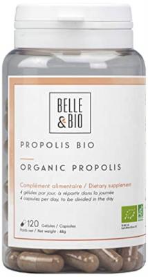 BELLE & BIO Propolis Bio 120 G&eacute;lules - Contre Les Agressions Hivernales