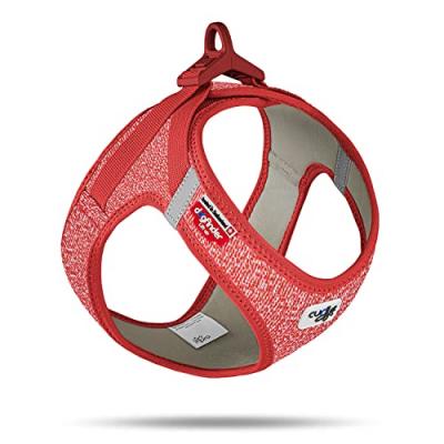 Curli Vest Harness Merino Clasp Red S
