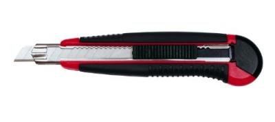 WEDO  78409 Cutter professionnel , AUTO-LOAD , 9 mm - n&deg; 78409 noir/rouge 1 pc(s) 