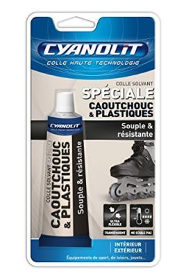 CYANOLIT Colle sp&eacute;ciale Caoutchouc & Plastiques 50ml 