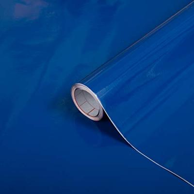 D C FIX Adh&eacute;sif d&eacute;coratif D-C-FIX uni laqu&eacute; bleu 45x200cm