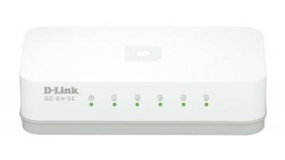 D LINK SYSTEMS D-Link GO-SW-5E. Type de commutateur: Commutateur de r&eacute;seau non g&eacute;r&eacute;.