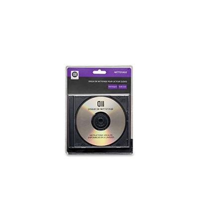 D2 DIFFUSION  D2NETCDDVD Disque nettoyant pour lecteur CD/DVD Chrome