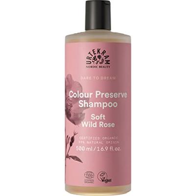 URTEKRAM Shampoing cheveux color&eacute;s &agrave; la Rose Sauvage Soft Wild Rose 