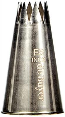 DE BUYER  -2112.21N -douille inox cannelee e8 - 8 dents