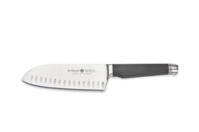 DE BUYER -4281.17 -couteau santoku fk2 17cm, Noir/Argent