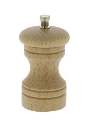 DE BUYER Moulin &agrave; sel PASO bois clair H10 cm Marron Marlux