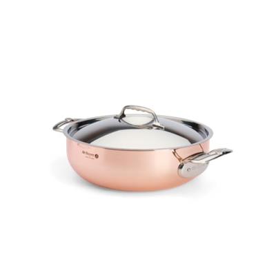 DE BUYER  Prima Matera Copper/steel Curved 28 Cm Saucepan Dor&eacute;