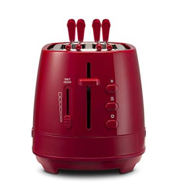 DELONGHI D&egrave; Longhi CTLAP2203 Grille-pain avec pinces 550 W rouge