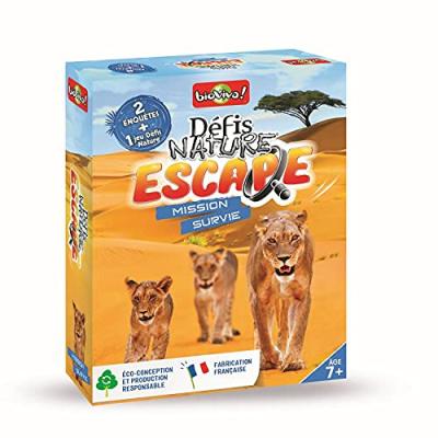 BIOVIVA Jeu de cartes  D&eacute;fis Nature Espace Mission survie 