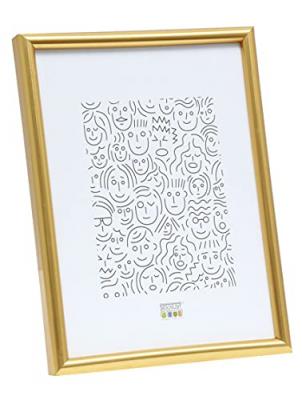 DEKNUDT FRAMES  S011A4 Cadre Photo R&eacute;sine Dor&eacute; 20 x 30 cm