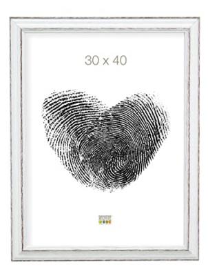 DEKNUDT  Frames - S221H3 - Basic Cadre Photo Blanc/Noir - 30 x 40 cm