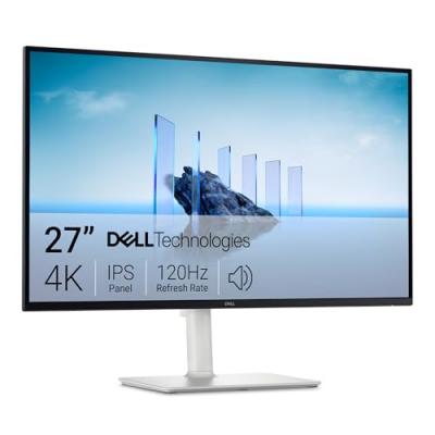 DELL Moniteur  27 pouces 4K 120 Hz IPS FreeSync Premium, haut-parleurs ergonomiques, HDMI 2.1