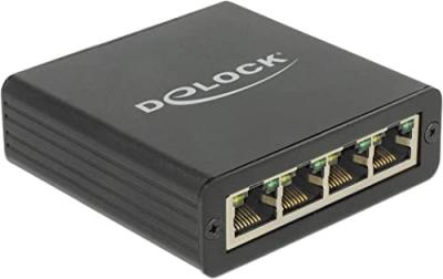 DELOCK  62966 hub & concentrateur Noir