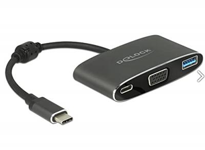 DELOCK  62992 adaptateur graphique USB 3840 x 2160 pixels Gris