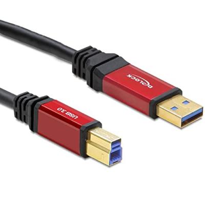 DELOCK Cable Usb 3.0 Type A Male Vers Usb 3.0 Type B Male  5 M Premium