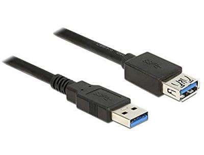 DELOCK  85053 c&acirc;ble USB 0,5 m USB 3.2 Gen 1 (3.1 Gen 1) USB A Noir