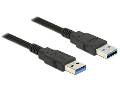 DELOCK  85063 c&acirc;ble USB 3 m USB 3.2 Gen 1 (3.1 Gen 1) USB A Noir