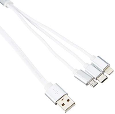 DELOCK  Ladek.Usb-Ac/Lightn./Micro-Usb 85850 Aufrollkabel, Auszie
