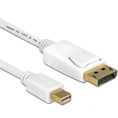 DELOCK  cable mini DisplayPort St > 7,0 m blanc - 83485