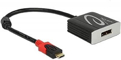 DELOCK  63312 adaptateur graphique USB 4096 x 2160 pixels Noir