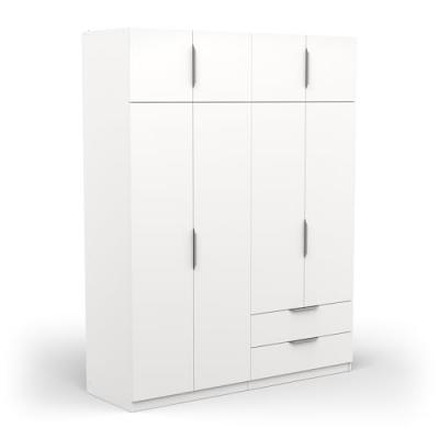 Armoire 8 portes - ghost - blanc - 157,3 x 51,1 x 203 cm - demeyere