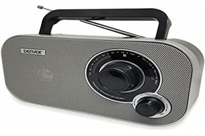 DENVER  TR-51 Radio FM avec Tuning analogique Gris