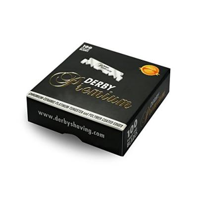  Derby 100 Premium Black Lames de Rasage