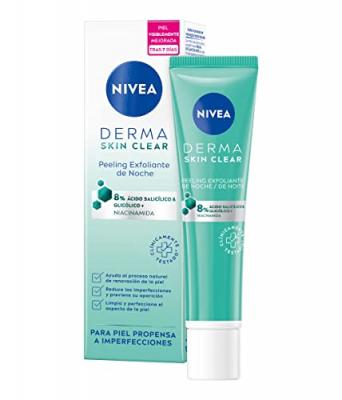 NIVEA DERMA salicylic & glycolic acid night exfoliating peeling 40 ml