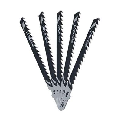 DEWALT Lames HCS pour chantournages rapides dans bois et agglom&eacute;r&eacute;s 60mm, 100x74x4mm, (T244D)