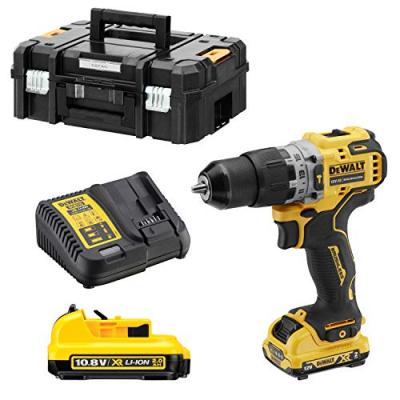 DEWALT  - 12V sans fil Marteau DCD706D2 / 2x 2 Ah batterie Tstak Box