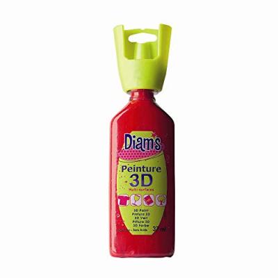 DIAM S Peinture 3D Diam's Rouge profond - 37ml - Diam's - couleur variant
