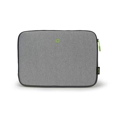 DICOTA Skin FLOW - Housse d'ordinateur portable - 13"" - 14.1"" - gris, vert