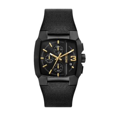 DIESEL Montre Homme  DZ4645 - Bracelet Cuir Noir